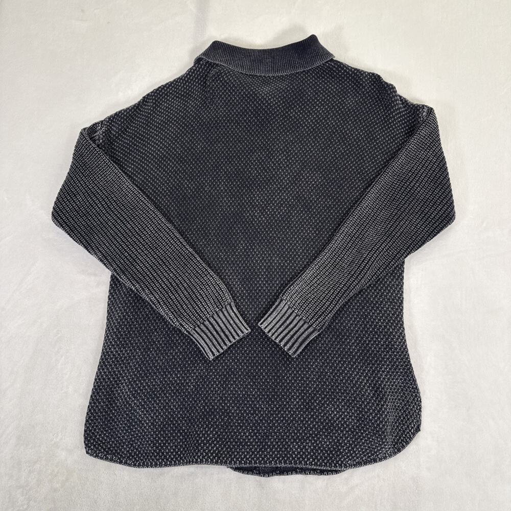 BKE Women's Knit Patchwork Chunky Knit Cardigan Size Small Gray Bnfts Charity - Picture 11 of 11